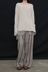 Mutedance 24 Autumn and Winter Sheep Wool Pants MD-MD24FW69-BROWN